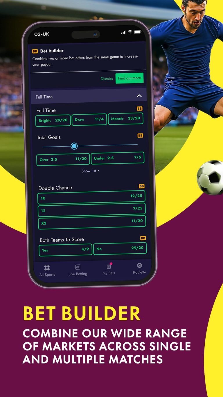 Grosvenor Sport app Bet Builder screen – official App Store screenshot