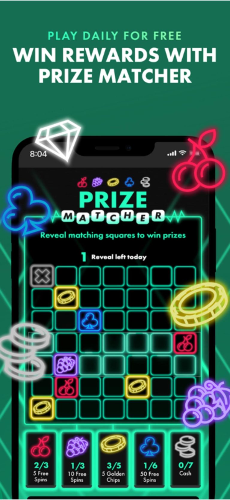 bet365 Casino app Prize Matcher free-to-play game – official App Store screenshot