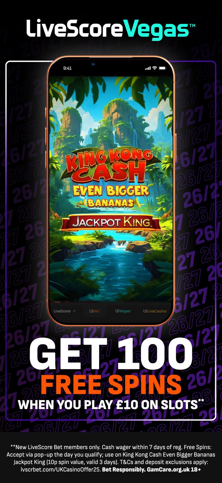 LiveScore Vegas app LiveScore Vegas casino lobby – official App Store screenshot