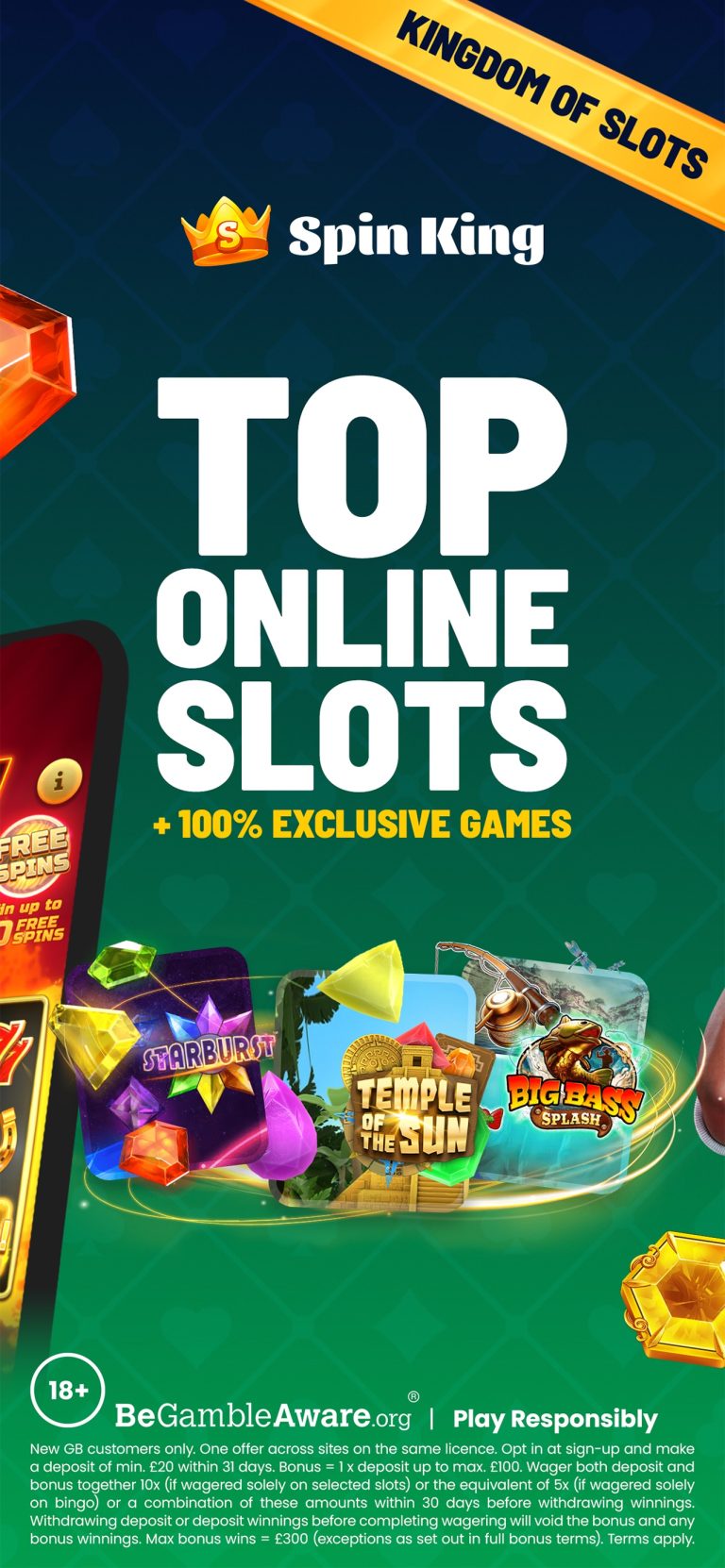 Spin King app online slots lobby – official App Store screenshot