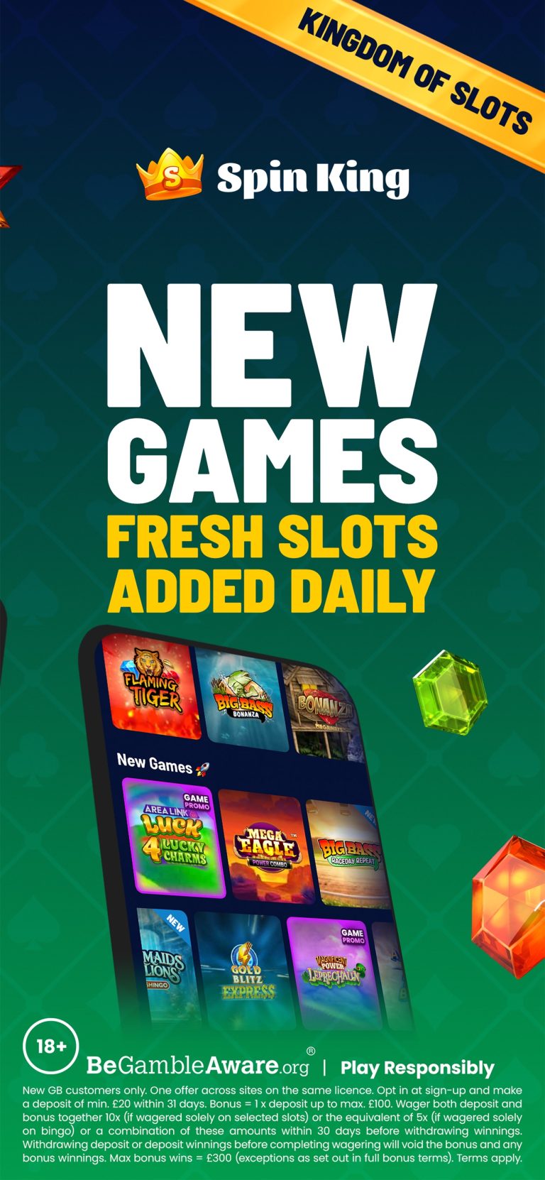 Spin King app new games section – official App Store screenshot